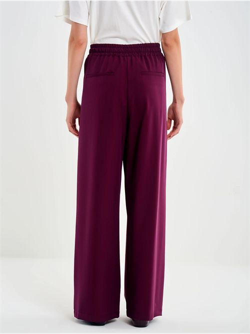 Pantalone con Coulisse e Laccio VICOLO | TF0374/BORDEAUX